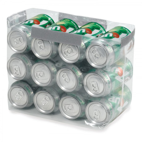12 can capacity compartment in cooler bag