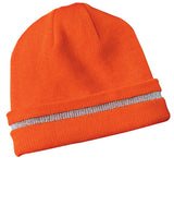 CornerStone® - Enhanced Visibility Beanie with Reflective Stripe
