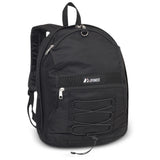 Two-Tone Backpack With Mesh Pockets