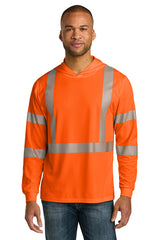CornerStone® ANSI 107 Class 3 Long Sleeve Segmented Tape Hooded Tee