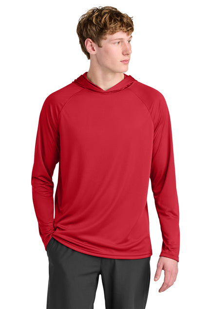 Red hoodie in USA