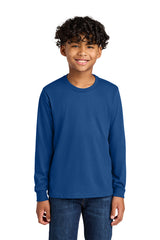 Next Level Apparel® Youth Cotton Long Sleeve Tee