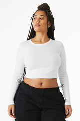 BELLA+CANVAS® Women’s Micro Rib Long Sleeve Baby Tee