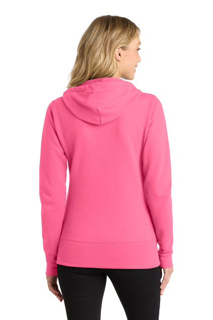 Port & Co™ Women's Core Fleece Full-Zip Hooded Sweatshirt