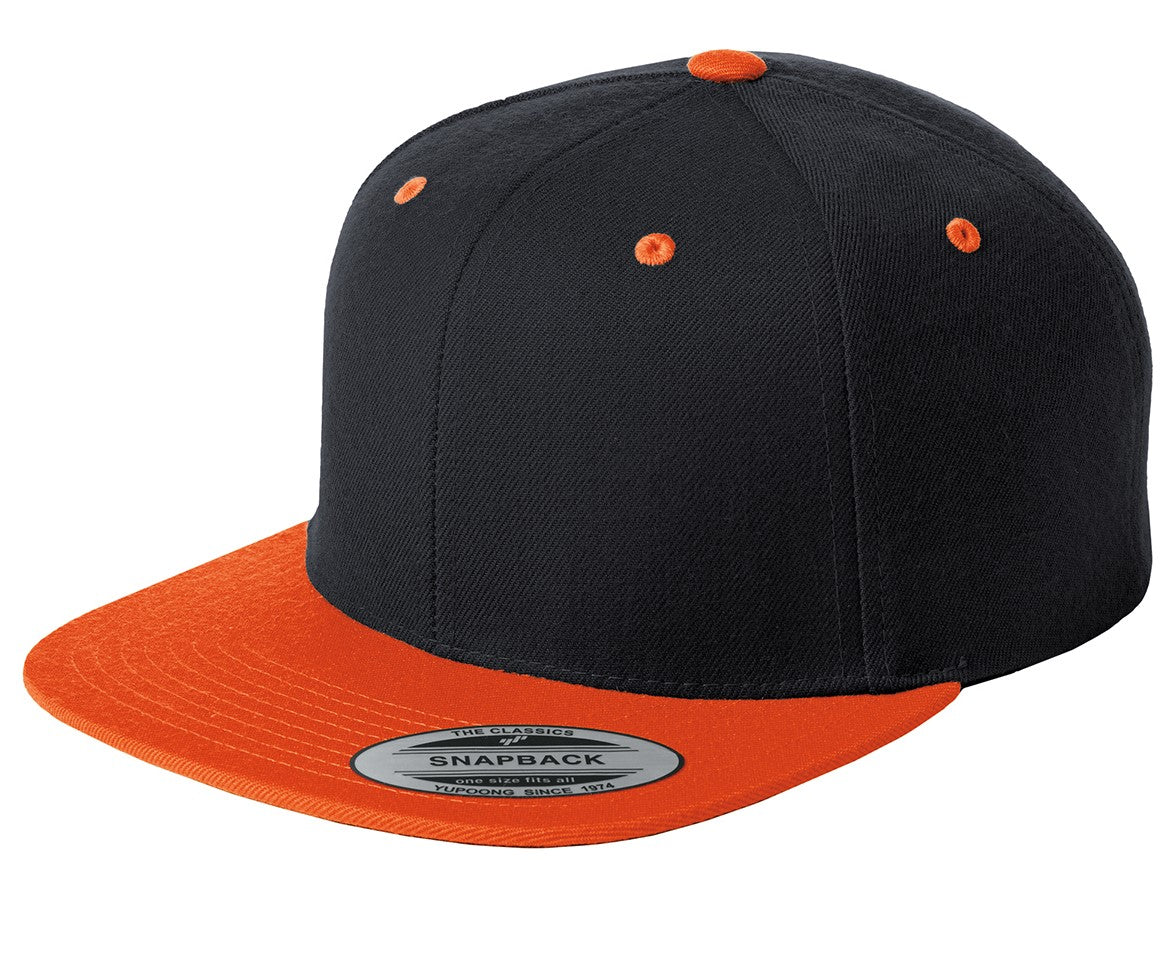 Sport-Tek® Yupoong® Flat Bill Snapback Cap