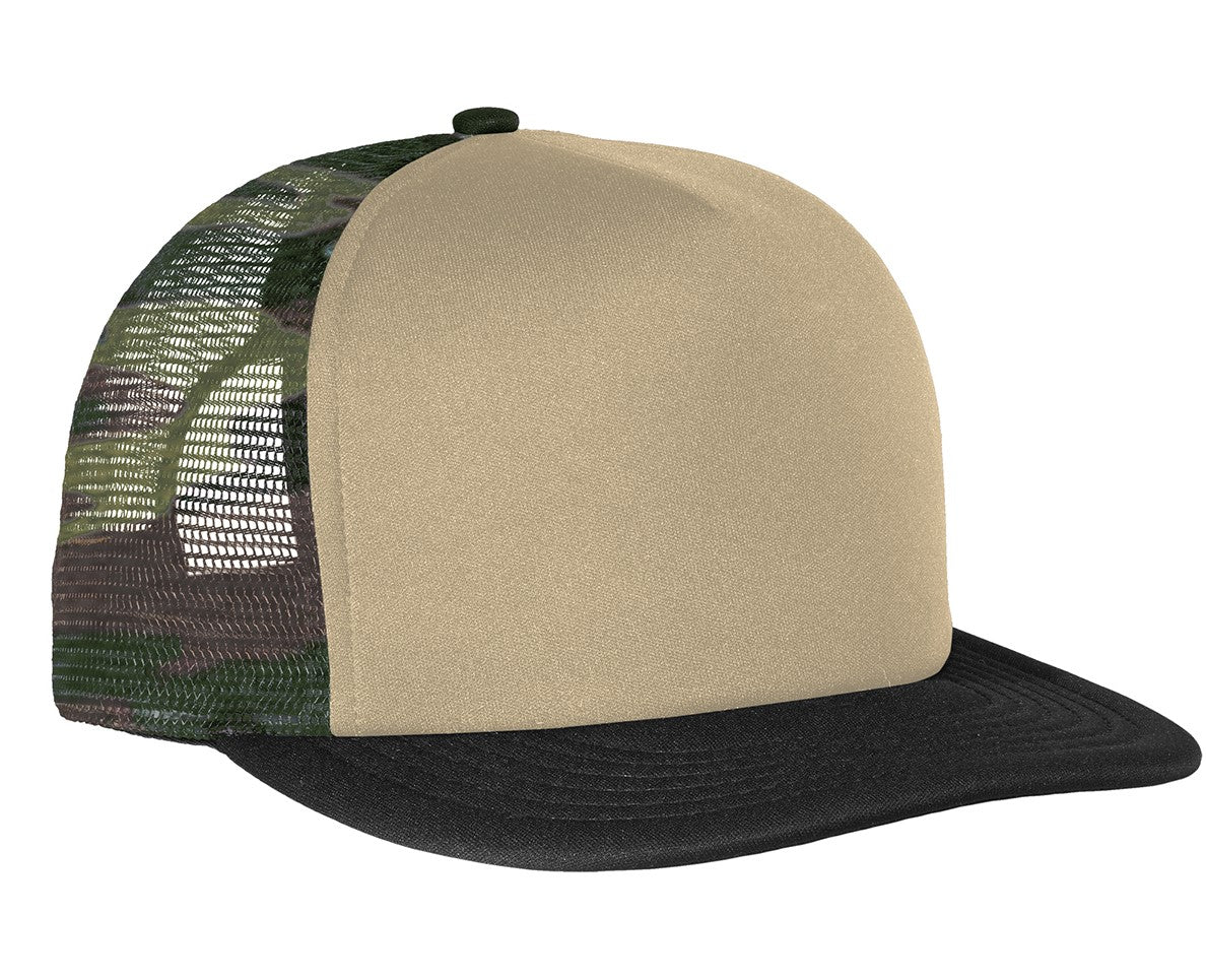 District ® Flat Bill Snapback Trucker Cap