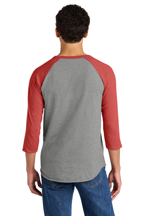 Jerzees® Unisex Premium Blend Combed Ring Spun 3/4-Sleeve Raglan Tee