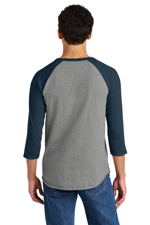 Jerzees® Unisex Premium Blend Combed Ring Spun 3/4-Sleeve Raglan Tee