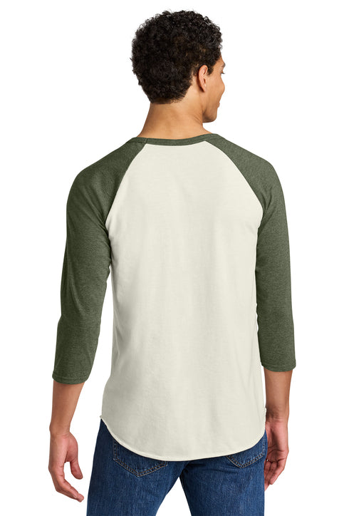 Jerzees® Unisex Premium Blend Combed Ring Spun 3/4-Sleeve Raglan Tee