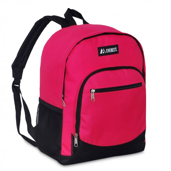 Casual Backpack w/ Side Mesh Pocket