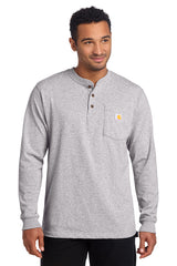 Gray Long Sleeve Henley T-Shirt
in USA