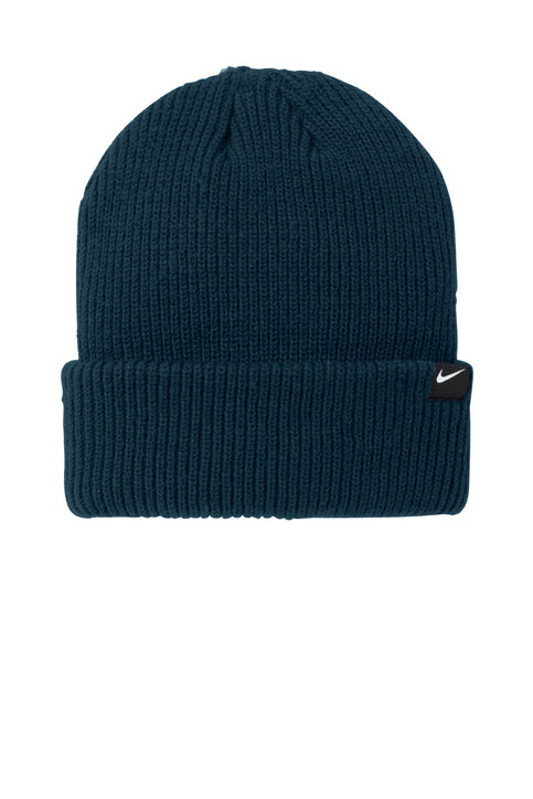 Dark Blue Knitted Beanie in USA