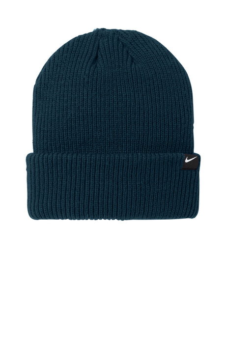 Dark Blue Knitted Beanie in USA