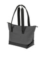 gray  tote bag with black handles duffel bags in usa