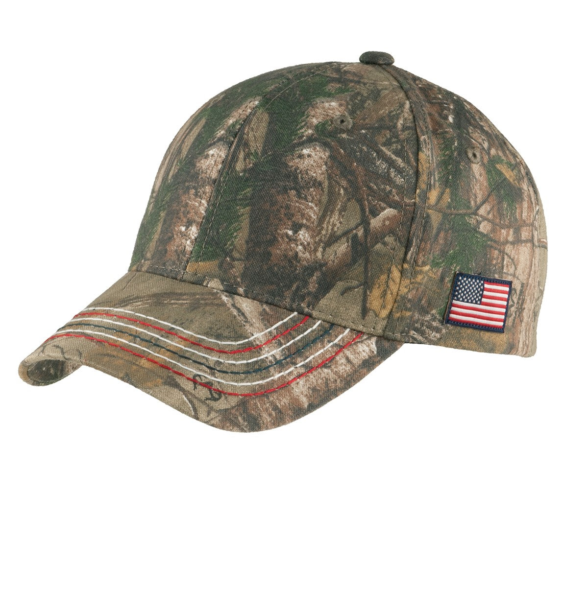 Port Authority® Americana Contrast Stitch Camouflage Cap