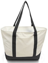 Bay View Giant Zipper Boat Tote Bag