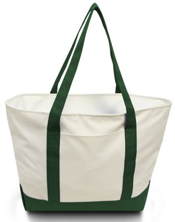 Bay View Giant Zipper Boat Tote Bag