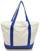 Bay View Giant Zipper Boat Tote Bag