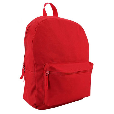 red school backpack in USA