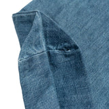 Cotton Denim Gusseted Tote Bag
