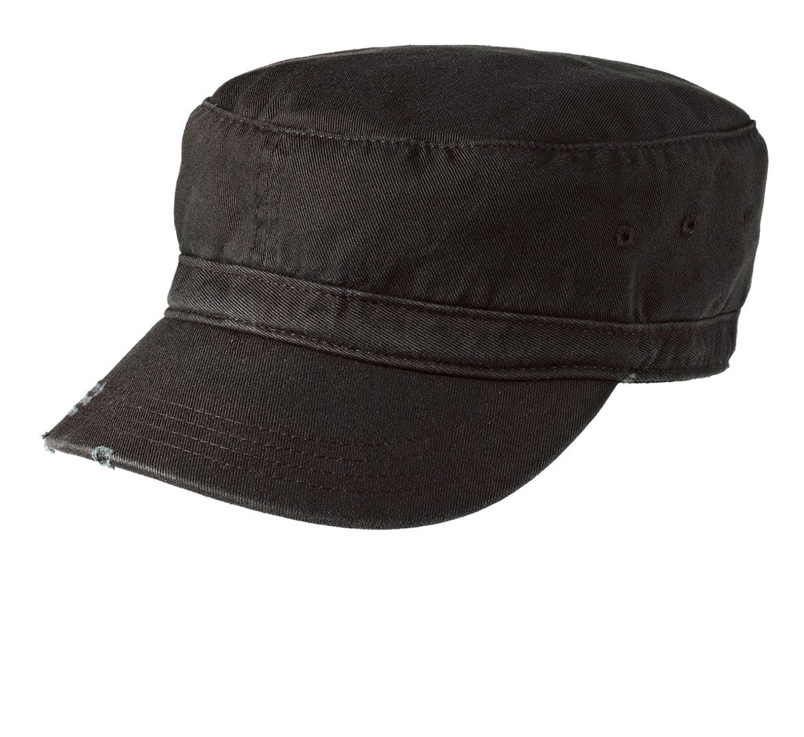 District ® Distressed Military Hat