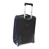 Black rolling / wheeled luggage with top handle for travel USA 