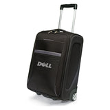 Black rolling / wheeled luggage with top handle for travel USA 