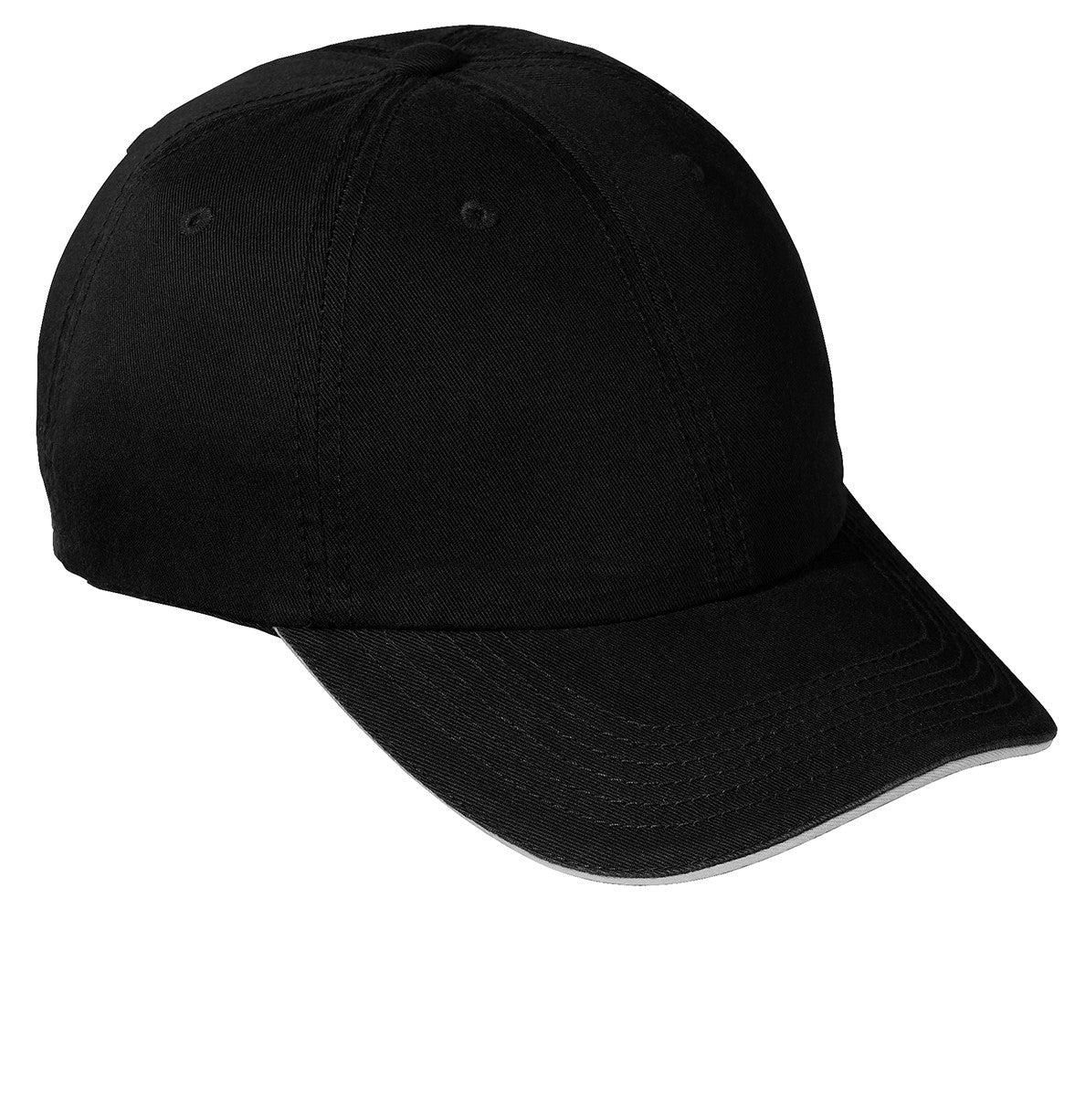 Port & Company® - Washed Twill Sandwich Bill Cap