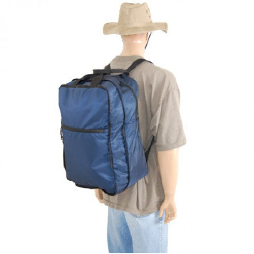 U-zip expandable packable backpack