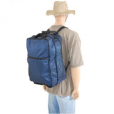 U-zip expandable packable backpack