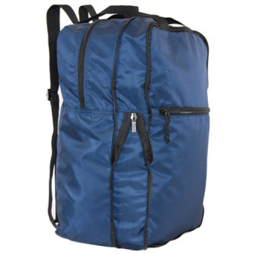 U-zip expandable packable backpack