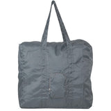 Expandable U-zip packable small carry duffel
