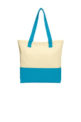Port Authority® Colorblock Cotton Tote