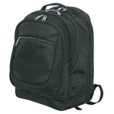 Black backpack background USA