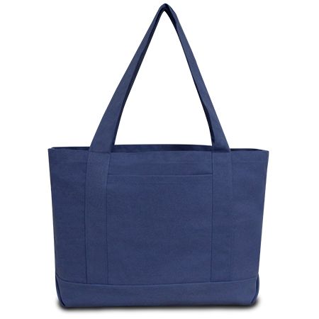 Seaside Cotton Pigment Dyed Boat Tote Bag