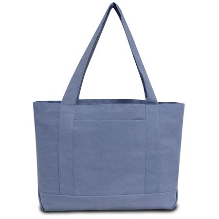 Seaside Cotton Pigment Dyed Boat Tote Bag