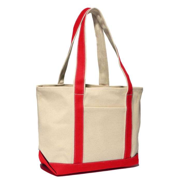 Windward Large Cotton Canvas Classic Resort Tote