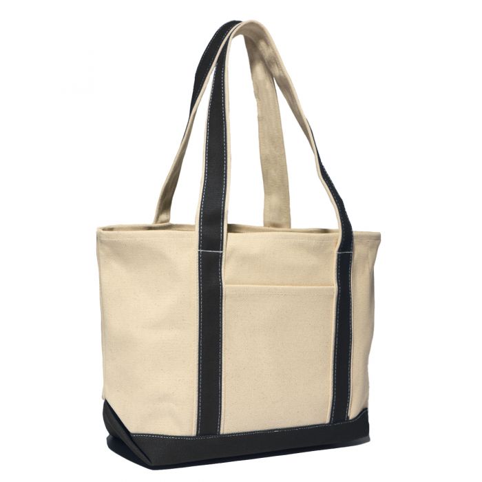 Windward Large Cotton Canvas Classic Resort Tote