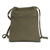 Seaside Cotton Pigment Dyed Drawstring Bag