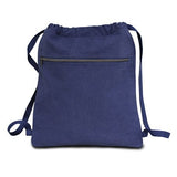 Seaside Cotton Pigment Dyed Drawstring Bag