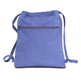 Seaside Cotton Pigment Dyed Drawstring Bag