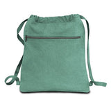 Seaside Cotton Pigment Dyed Drawstring Bag