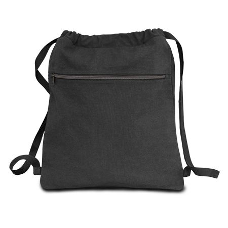 Seaside Cotton Pigment Dyed Drawstring Bag