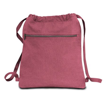 Seaside Cotton Pigment Dyed Drawstring Bag