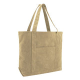 Seaside Cotton Pigment Dyed XL Canvas Boat Tote Bag