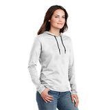 Anvil® Ladies 100% Combed Ring Spun Cotton Long Sleeve Hooded T-Shirt