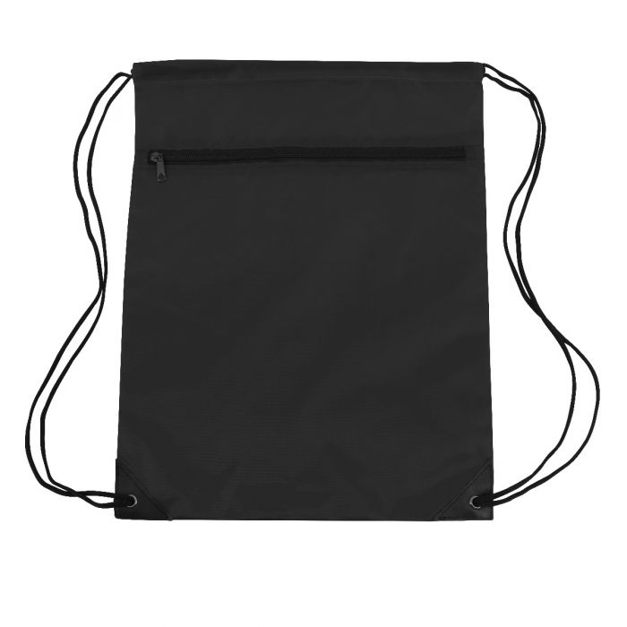 14" Zipper Drawstring Backpack