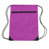14" Zipper Drawstring Backpack
