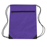 14" Zipper Drawstring Backpack