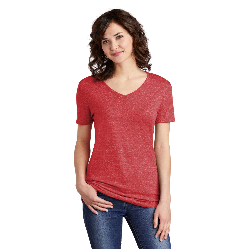 JERZEES ® Ladies Snow Heather Jersey V-Neck T-Shirt
